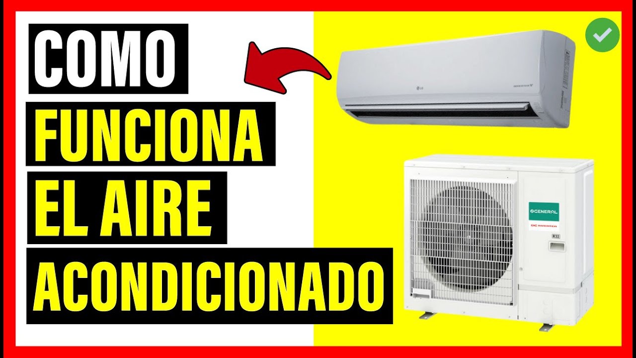COMO FUNCIONA UN AIRE ACONDICIONADO (Para principiantes) ✅