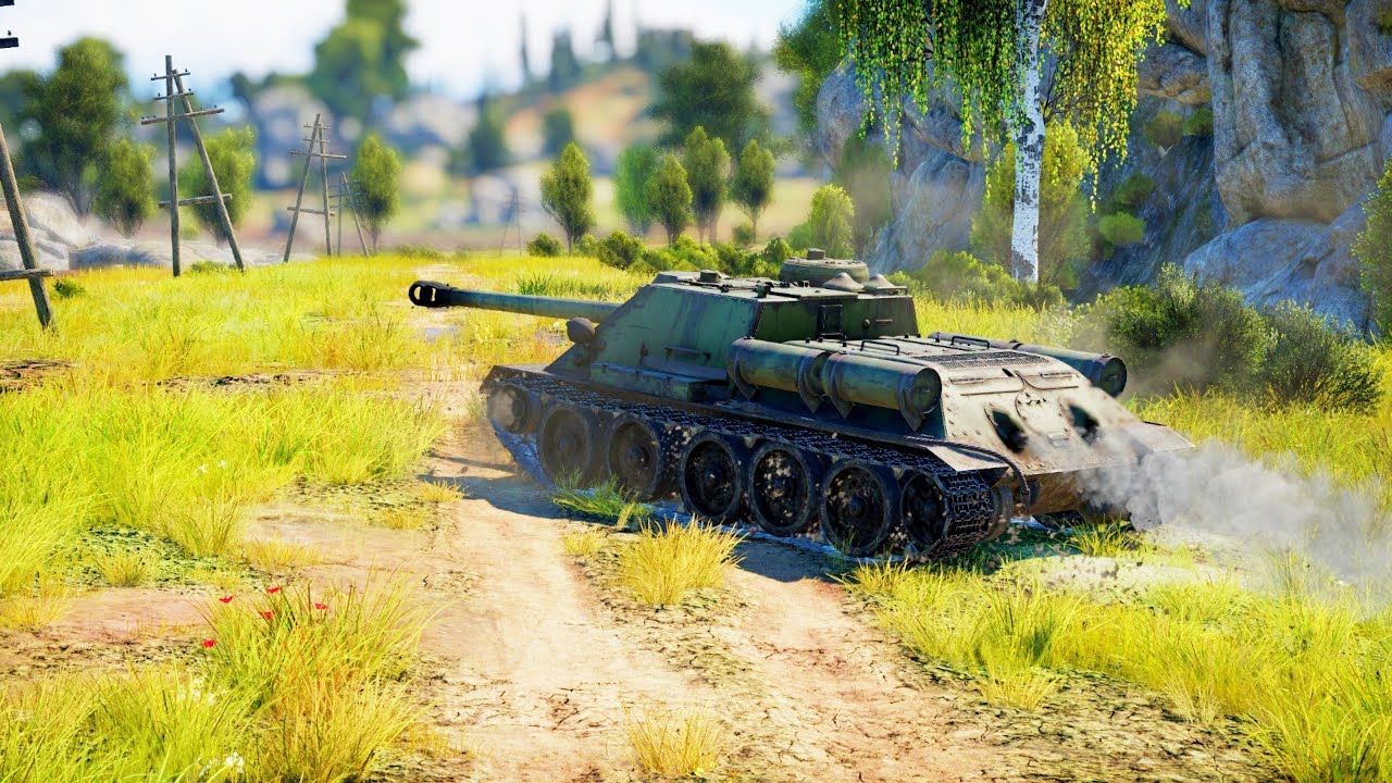 Nuke with 5.7 SU-122P (War Thunder)