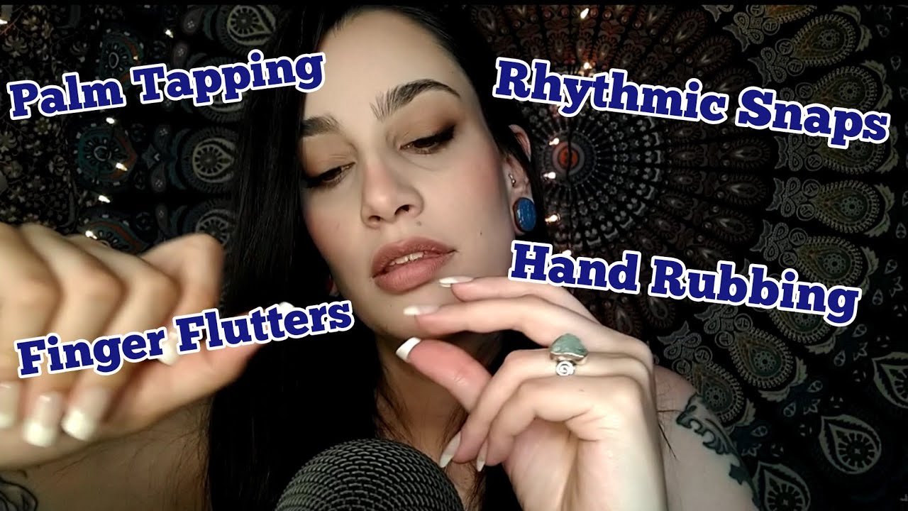 ASMR Slow & Hypnotic Hand Sounds | Hand Rubbing, Finger Snapping, Palm Tapping