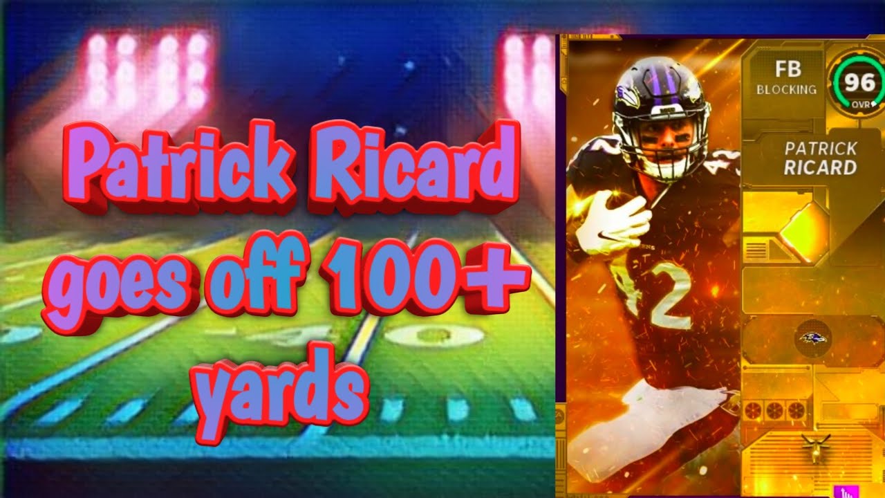 Patrick Ricard Madden 21 team to the year (toty) gameplay