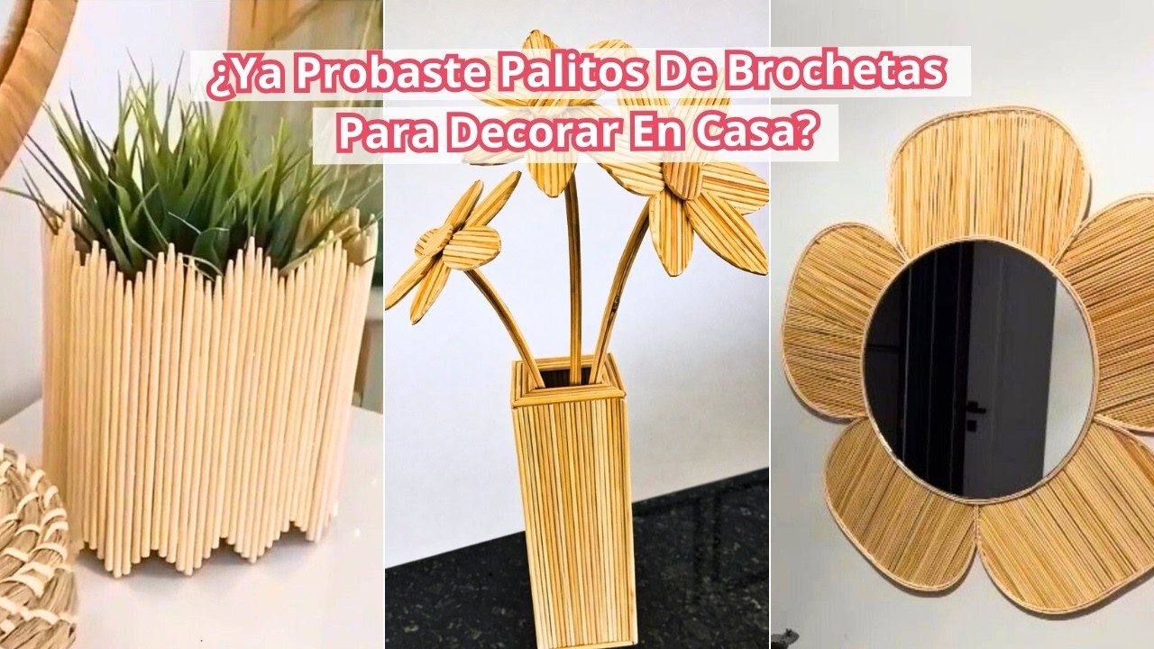 ¡Aprovecha Estas Ideas De Decoración Barata Con Palitos De Madera Para Tu Hogar!