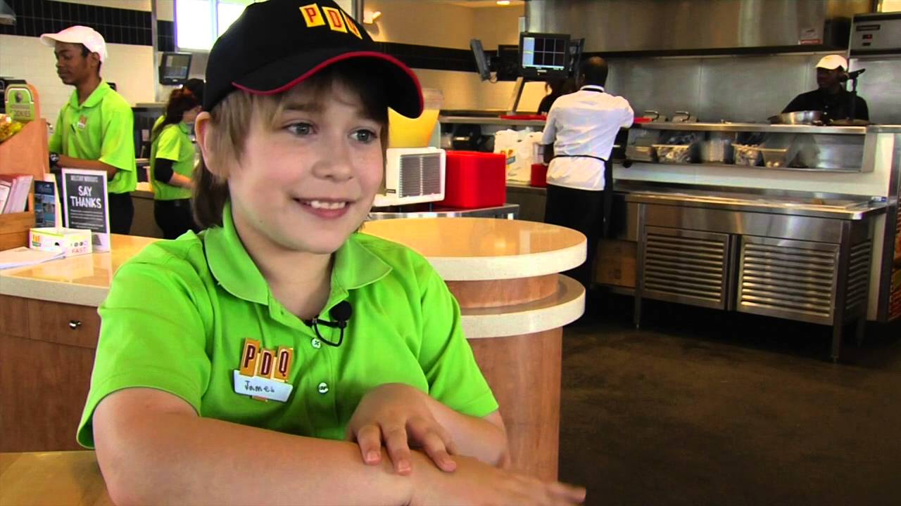 PDQ restaurant gives 10-year-old with autism chance to hone job skills