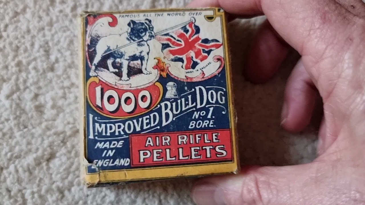 BSA MODEL S FROM 1913 AND BULLDOG PELLETS