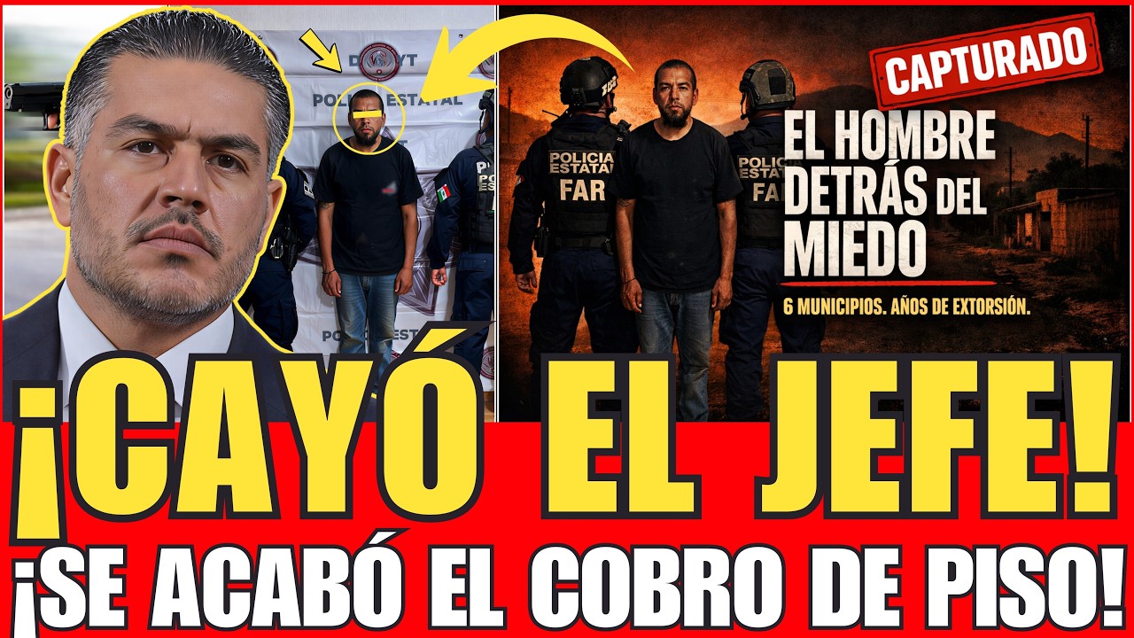 ¡AÑOS DE EXTORSIÓN TERMINARON! | HARFUCH DETIENE AL JEFE DE PLAZA DE LA FAMILIA MICHOACANA