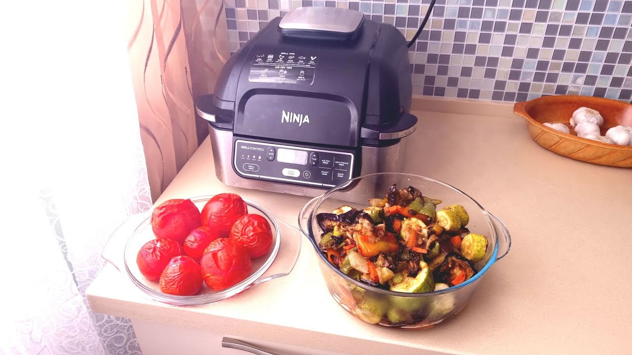 Овощи в Гриле Ninja!Roasted vegetables, in the Ninja Grill!