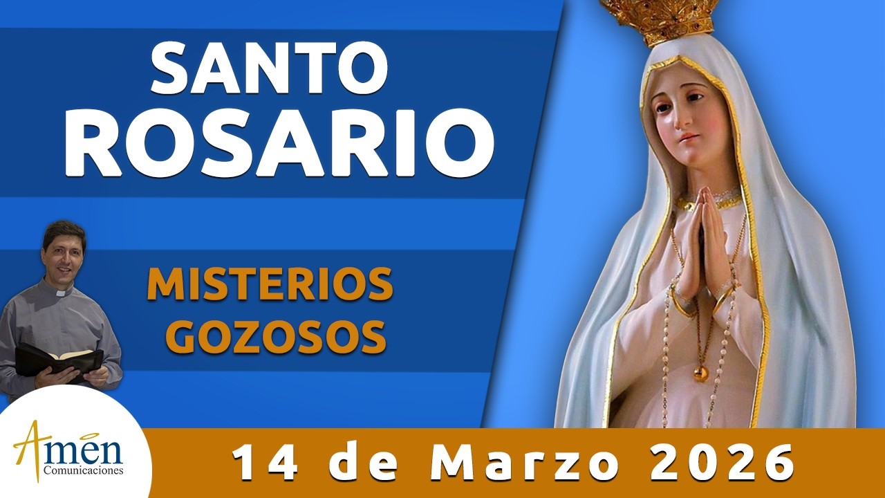 Santo Rosario Hoy Sábado 14 Marzo 2026l #PadreCarlosYepes l Misterios Gozosos