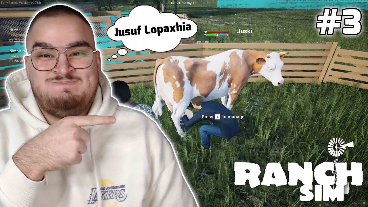 Jusufin e nxuna tu i mjel Lopt ne fermen ton ne RANCH SIMULATOR #3