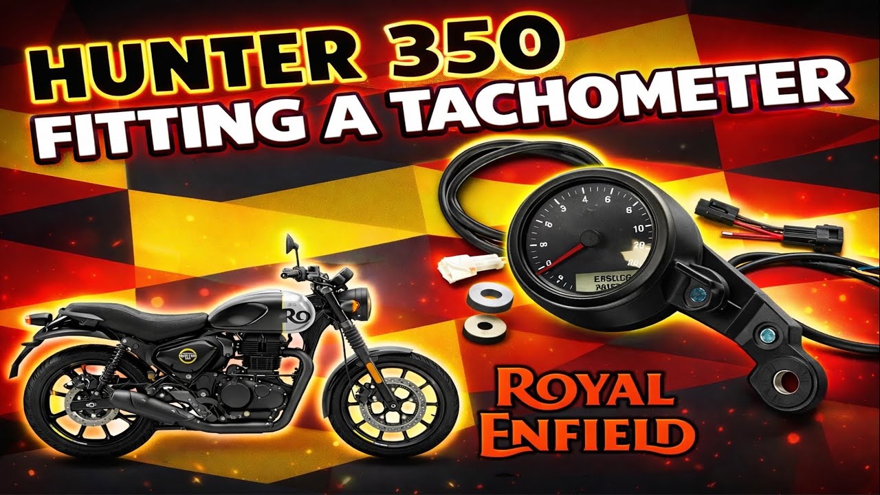 Upgrade Your Royal Enfield Hunter 350 | How to Fit a Rev Counter