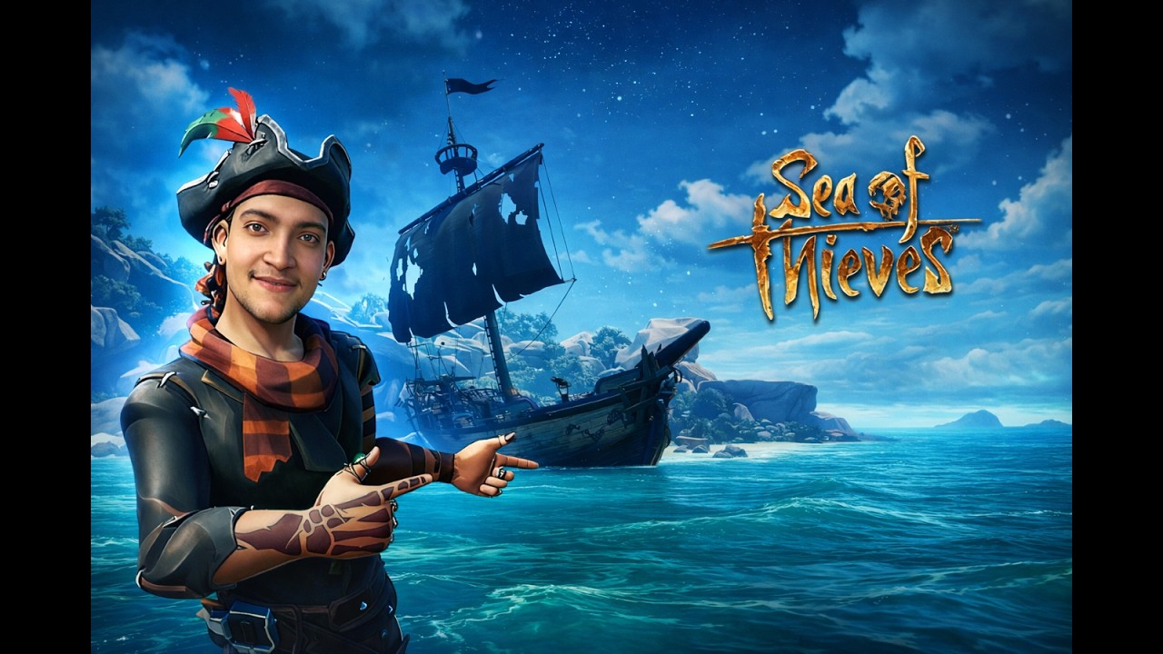 🔴Sea of Thieves | Pirate Life Start🏴‍☠️ | Nishyam Playz| Hindi #indiangamer #seaofthieveslivestream