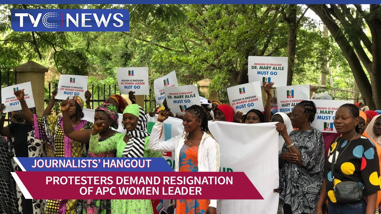 Protesters Demand Resignation of APC Women Leader