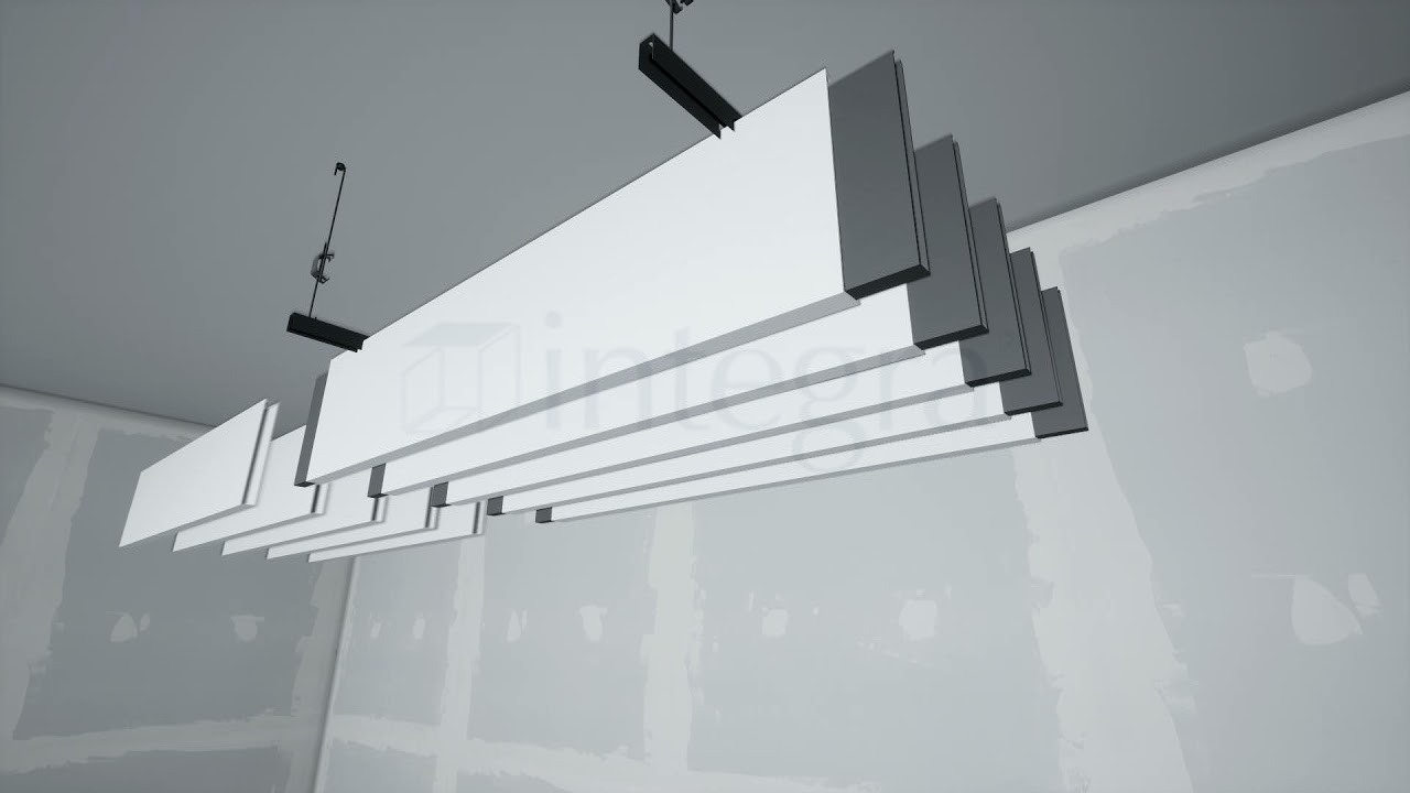 INTEGRA &ndash; Baffle Metal Ceiling System