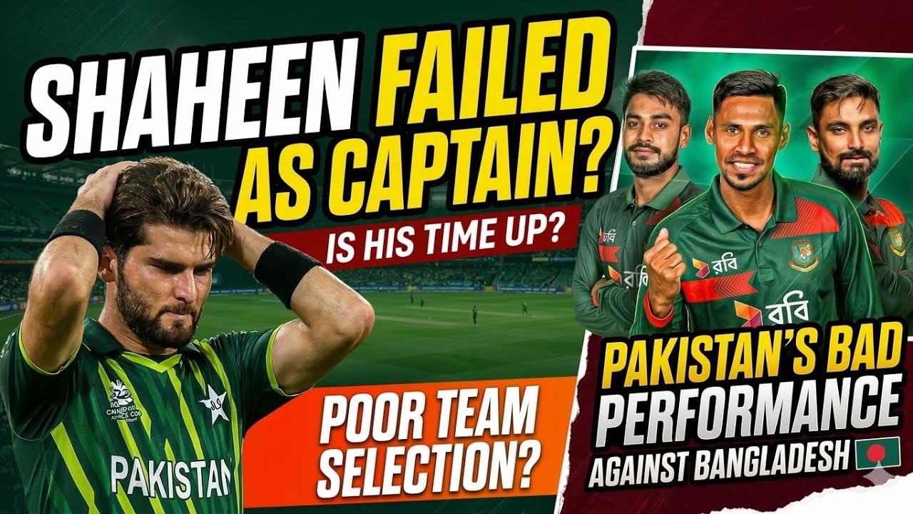 Poor team Selection For Bangladesh series | Shaheen Shah Not Captain Material | #pakvsban #babarazam