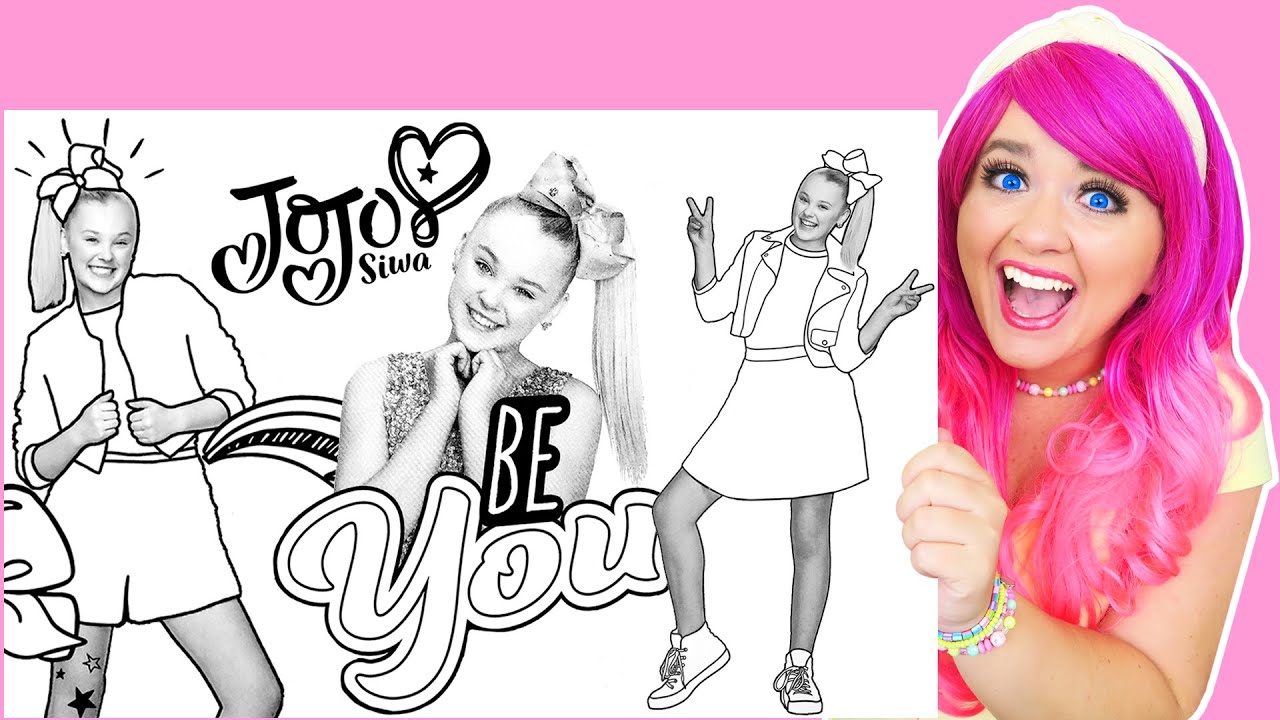 Coloring Jojo Siwa Coloring Pages | Prismacolor Markers