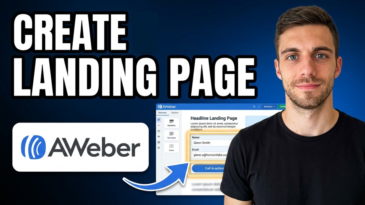 How To Create Landing Page In AWeber 2026 (Superb Easy)