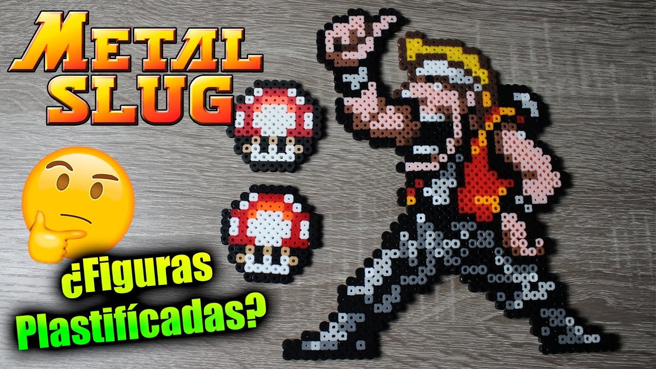 Probando el NUEVO FILM PLÁSTICO para planchar Hama/Perler Beads 🔥 MARCO - METAL SLUG