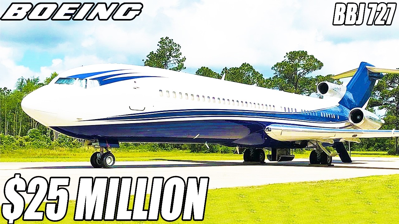 Inside The $25 Million Boeing BBJ 727