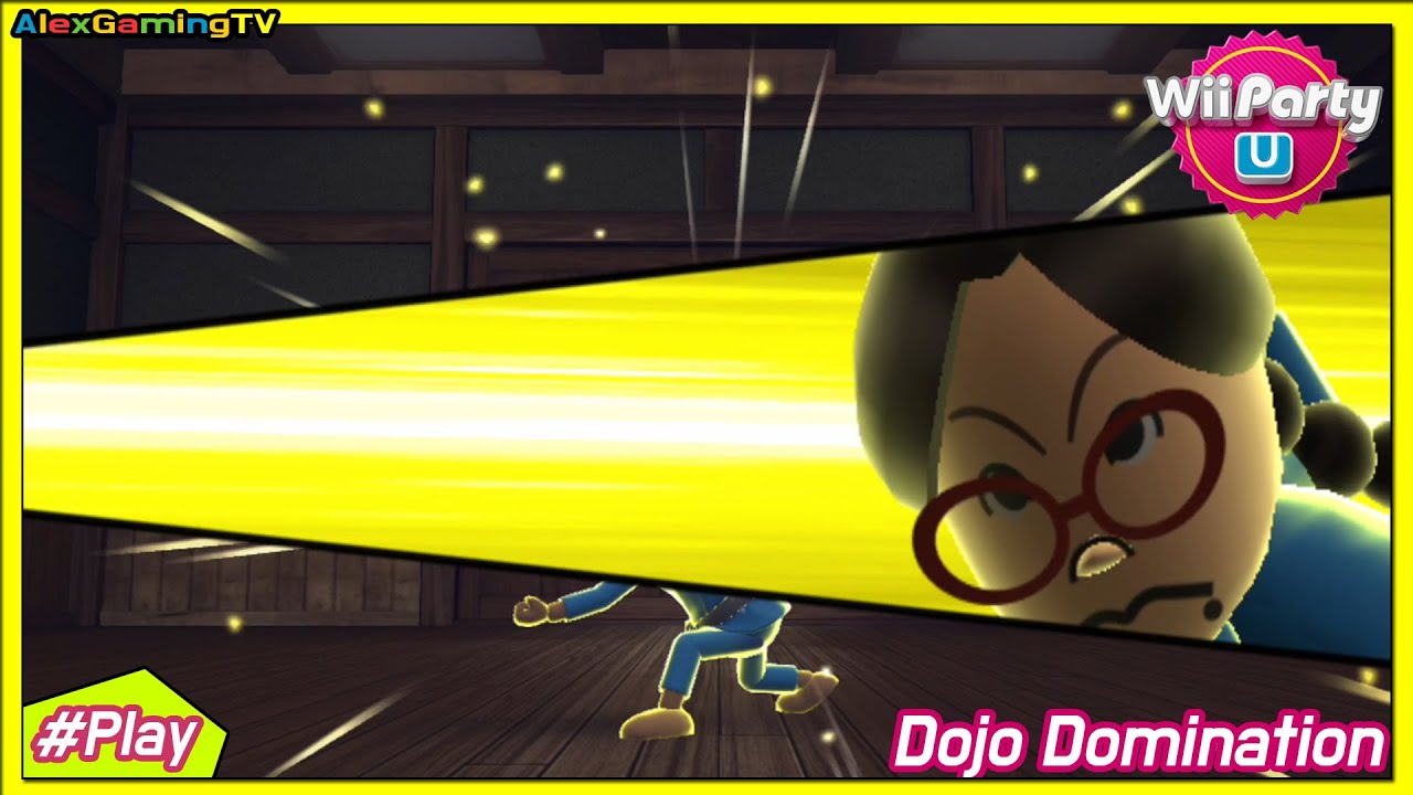 Wii Party U Dojo Domination gameplay ( Standard Mode, Eng Sub ) Player Keiko | AlexgamingTV