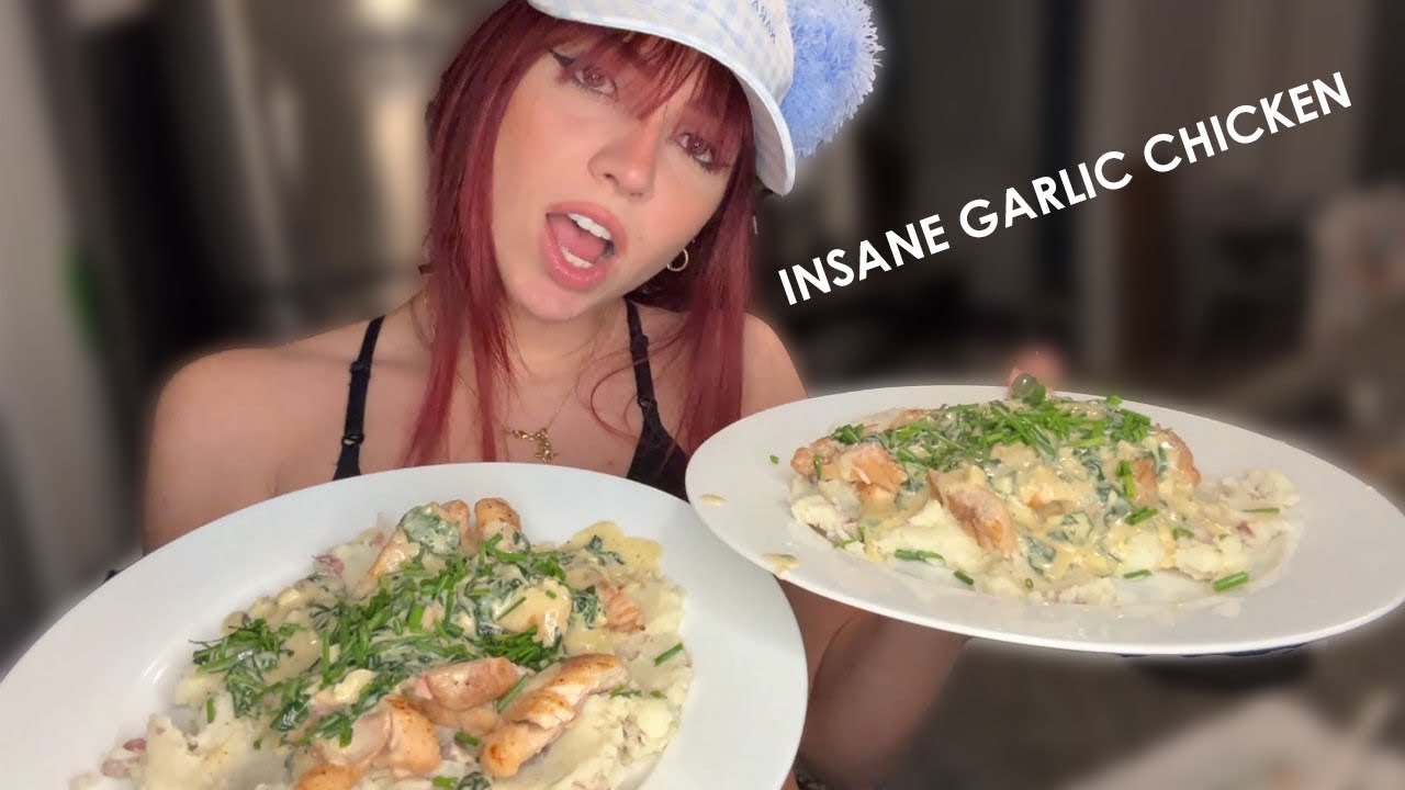 I made an INCREDIBLE chicken garlic thing