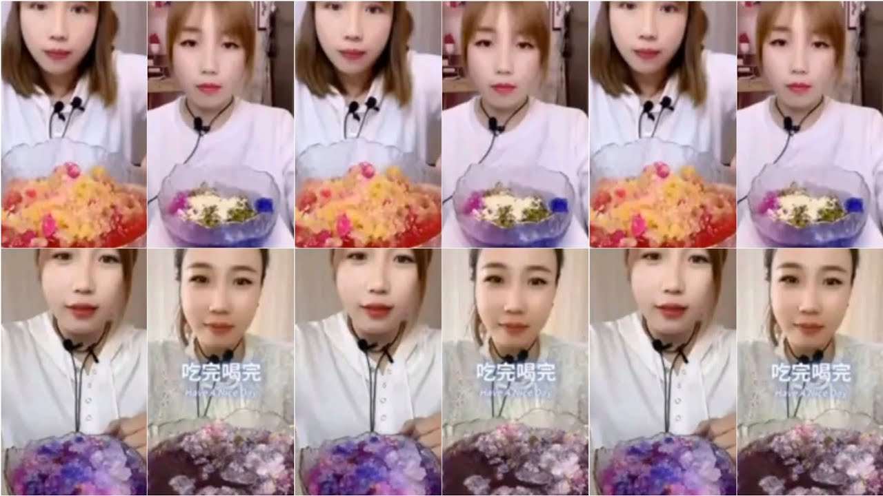 ||QIAN'S SLUSHY CRUSHED ICE EATING FROM BIG AND MINI BOWLS ONLY BITES||