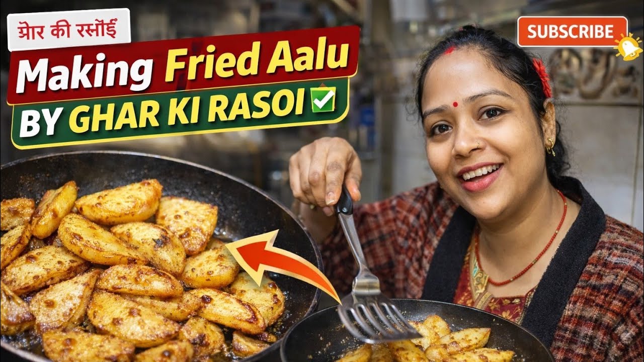 Making A Fried Aalu Recipe Full video 📸📸#viralvideo #food #subscribetomychannel #Aalumaking 