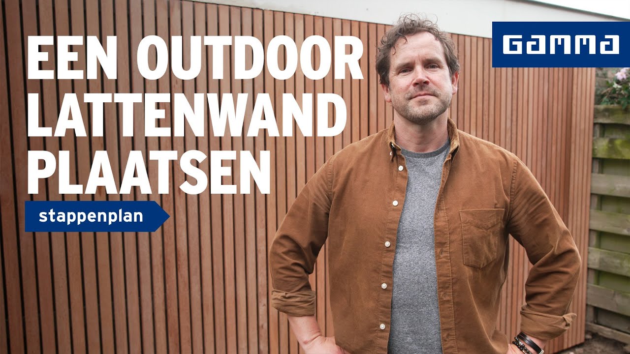 Houten lattenwand in de tuin plaatsen | GAMMA