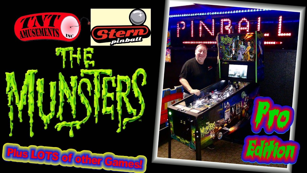#1470 Stern THE MUNSTERS Pinball Machine! Plus Holland Visitor!-TNT Amusements
