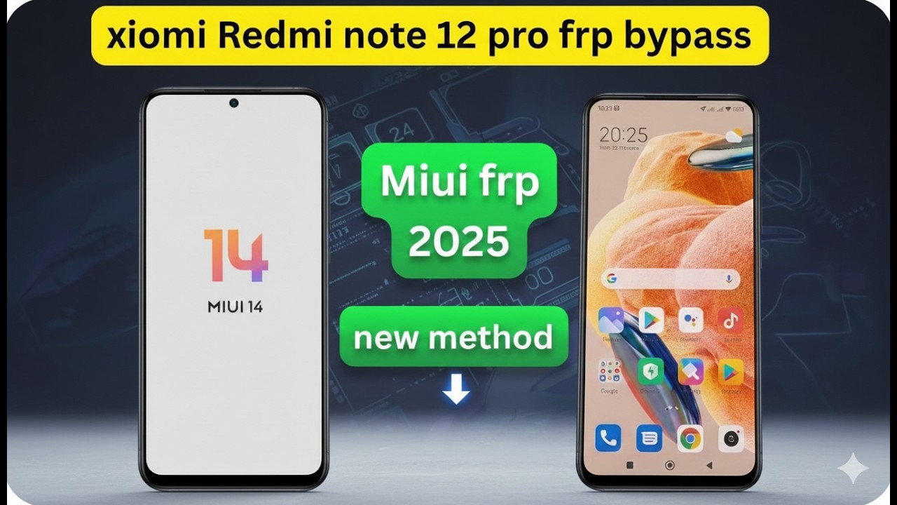 Redmi Note 12 Pro  Frp Bypass without pc Unlock Google Account Loc  2026 New Method