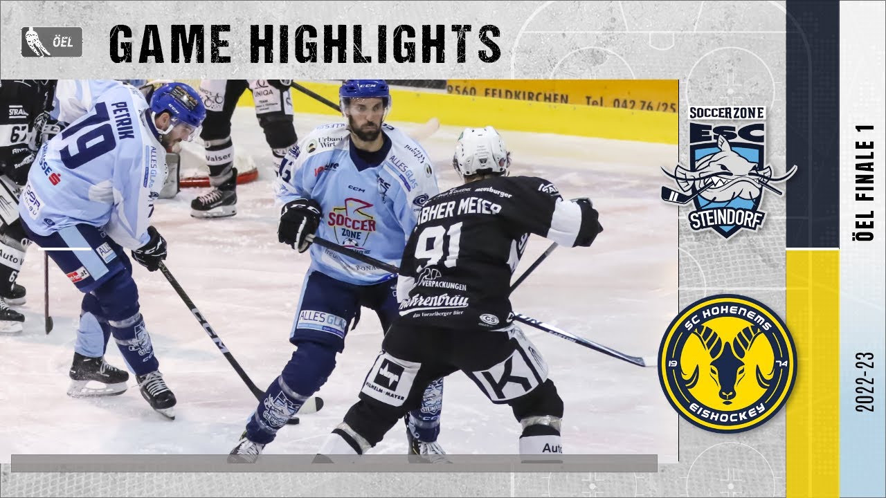 ÖEL Finale 1 - ESC Steindorf gegen SC Hohenems - Die Highlights