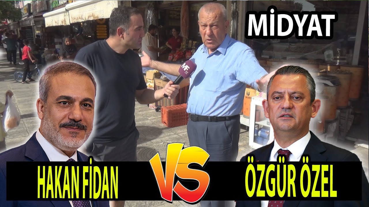 Hakan Fidan mı Özgür Özel mi Midyat Seçim Anketi