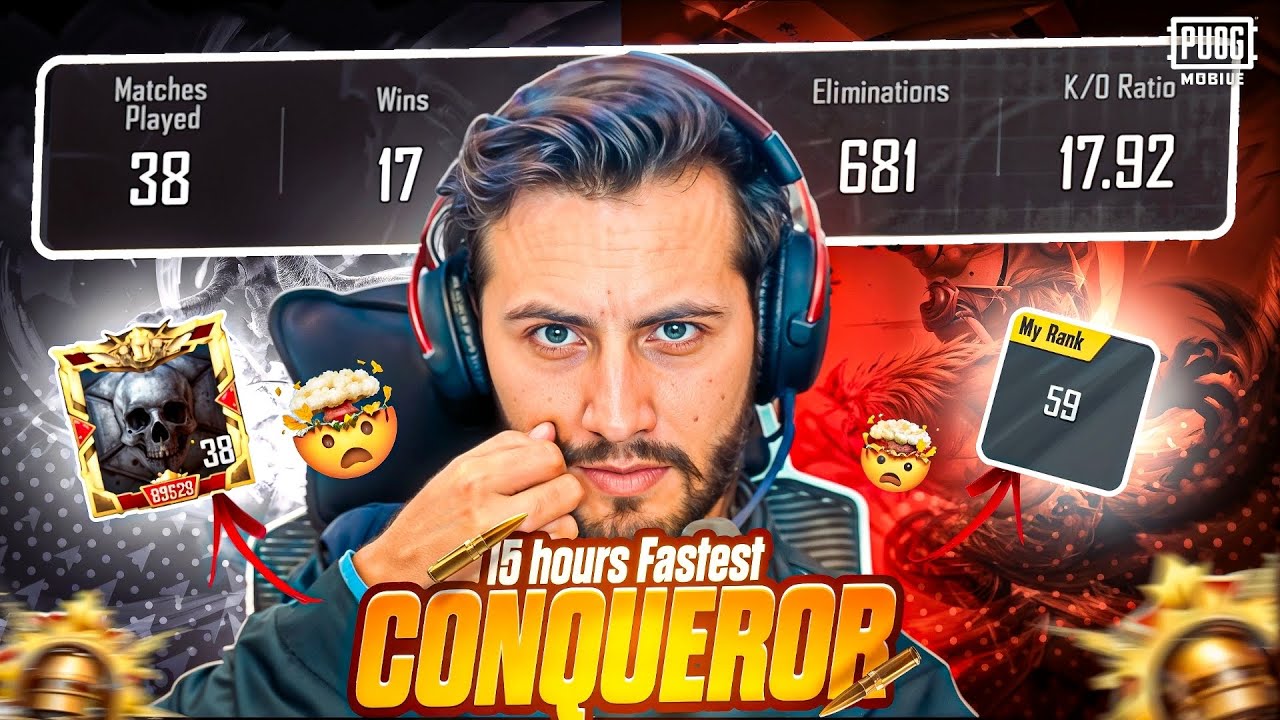 Fastest Conqueror Done In 15 Hours | MK Gaming