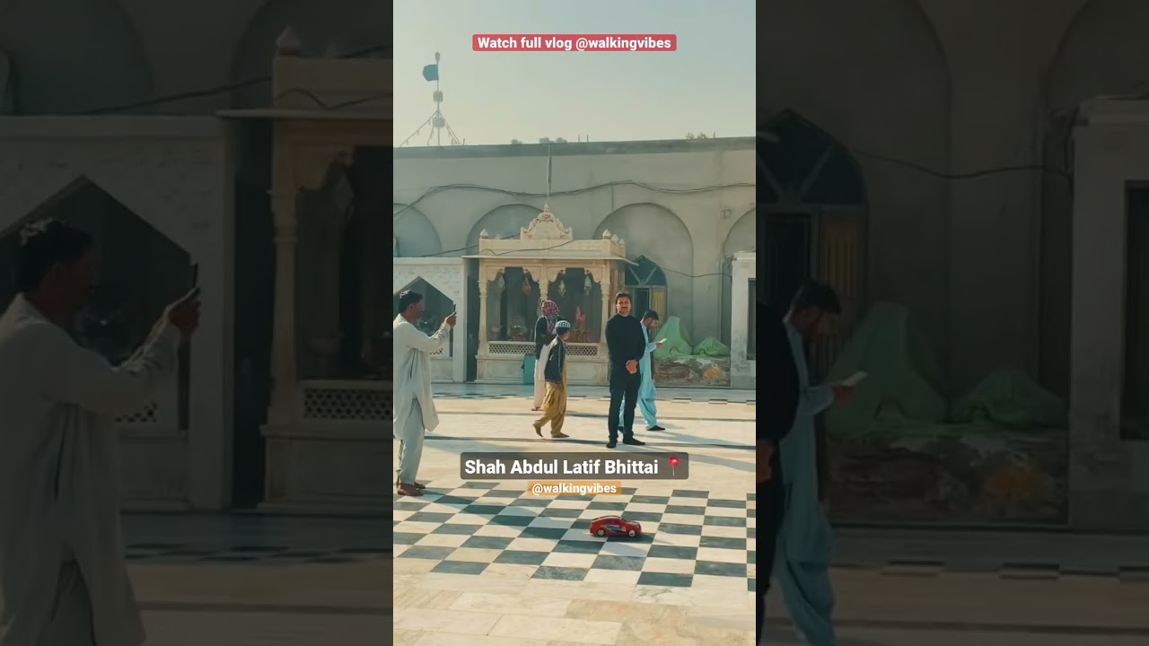 Shah Abdul Latif Bhittai, Sindh @walkingvibes #virtualtour #shrine #sindh #history #sufism #sufi