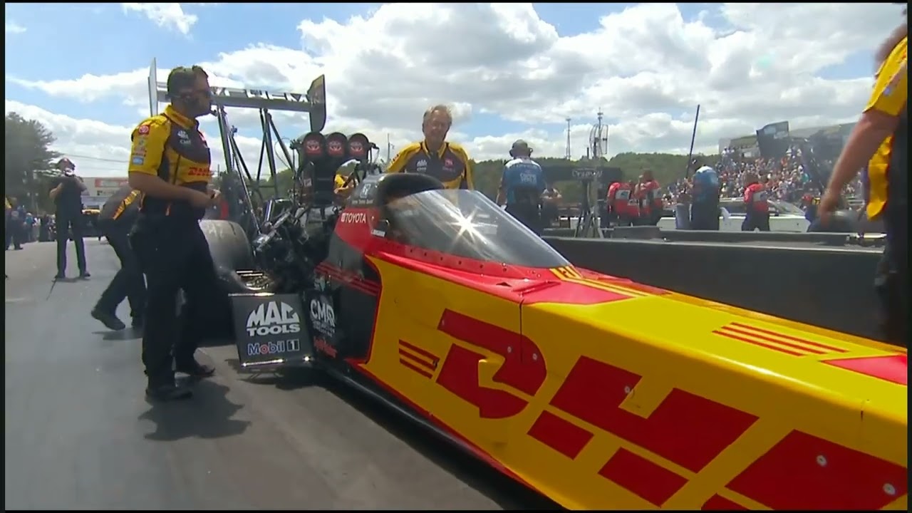 Shawn Langdon, Doug Kalitta, Jason McCullough, Top Fuel Dragster Rnd 2 Eliminations, New England Nat