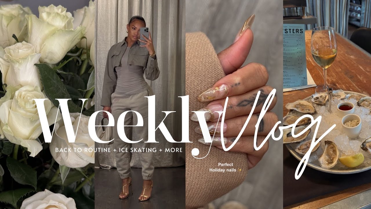 Weekly vlog! back to routine + christmas fun w/ friends + home reno update & more! allyiahsface vlog