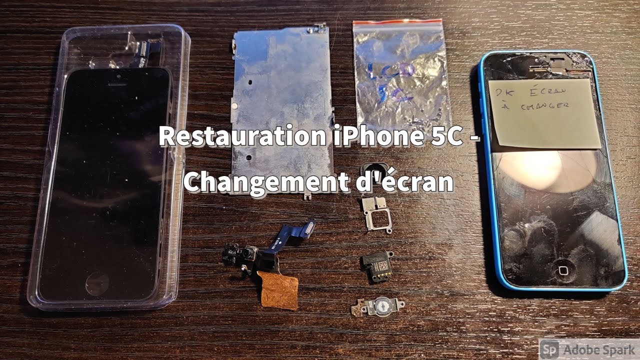 Restauration iPhone 5C - Changement d'écran