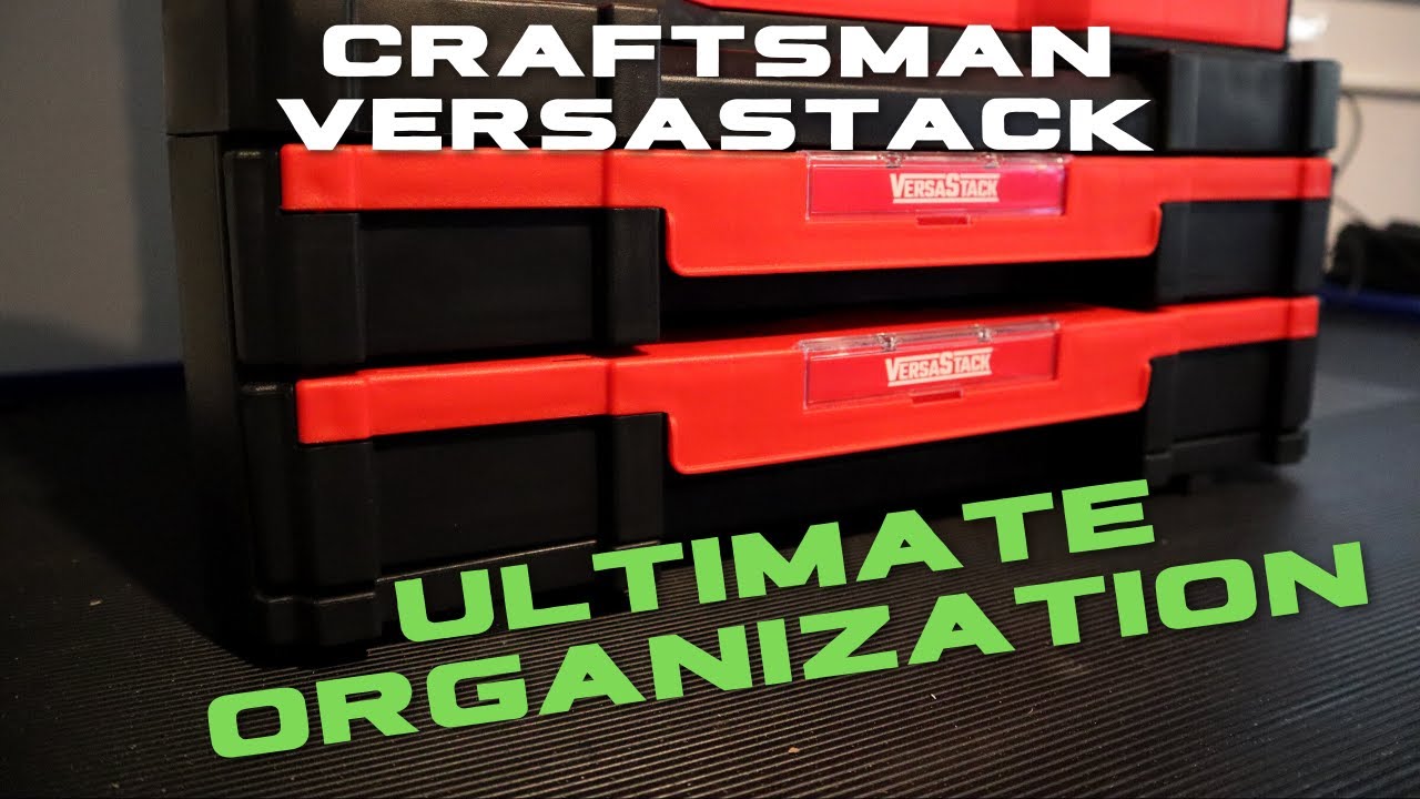 Versastack Drawers for Ultimate Organization - Craftsman Versastack 2 Drawer Tool Box