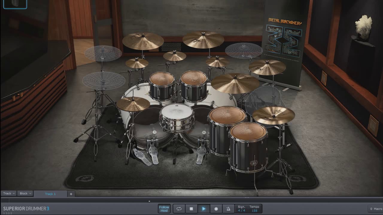 Asking Alexandria - Breathless only drums midi backing track