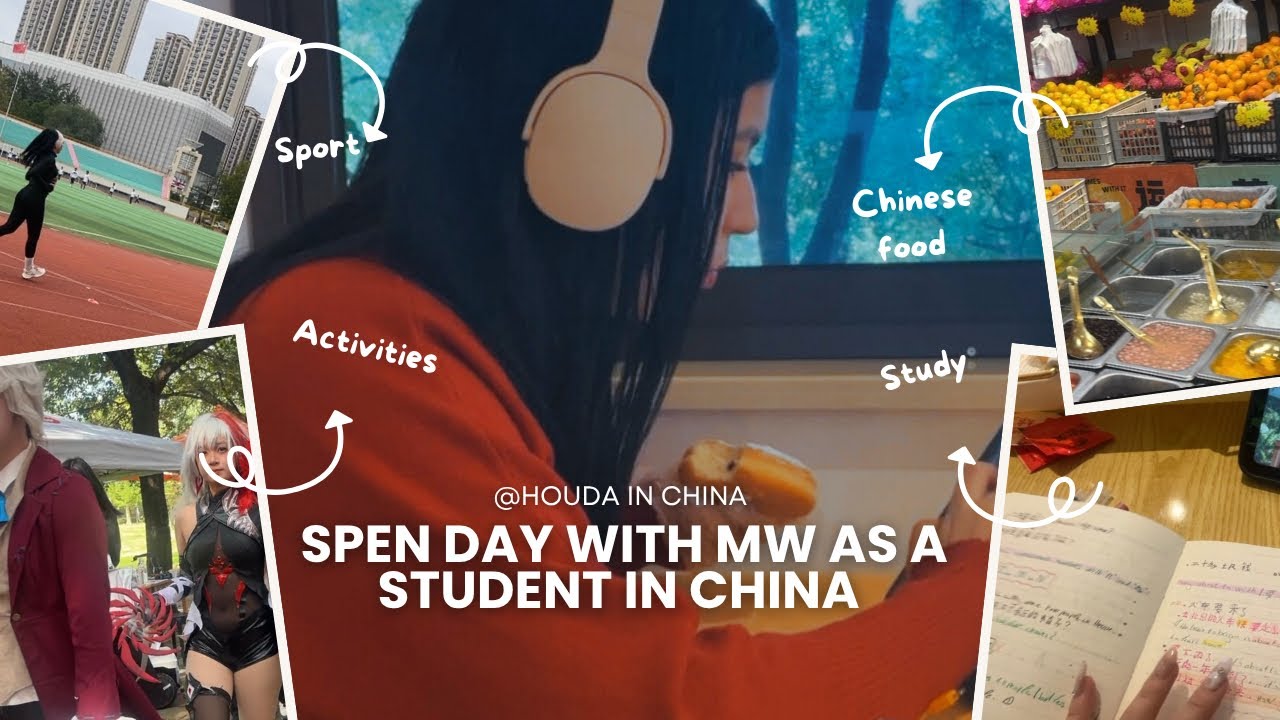 A Day in My Life as a Student in China 🇨🇳 | Studying, Eating Chinese Food & Campus Life