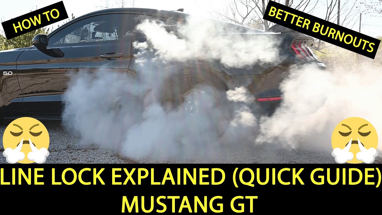 Demo of the Mustang GT Line Lock Function | 6 Speed Manual