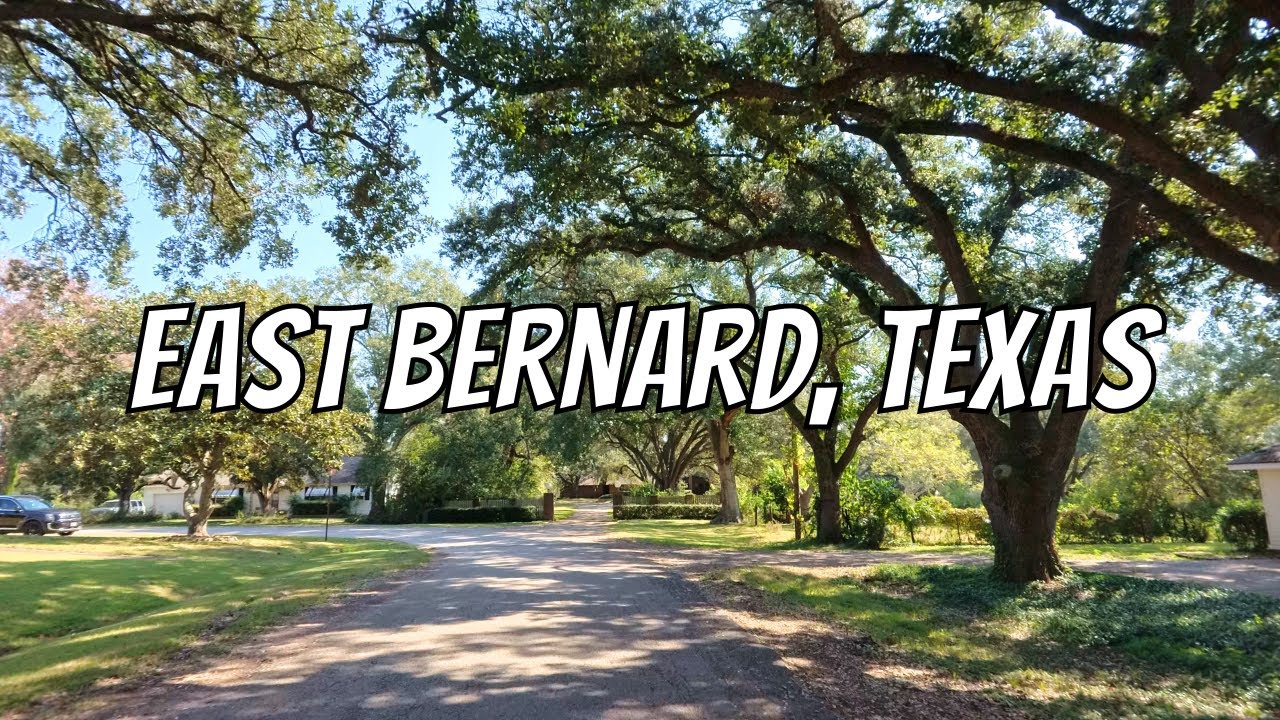 East Bernard, Texas! Drive with me through a Texas town!