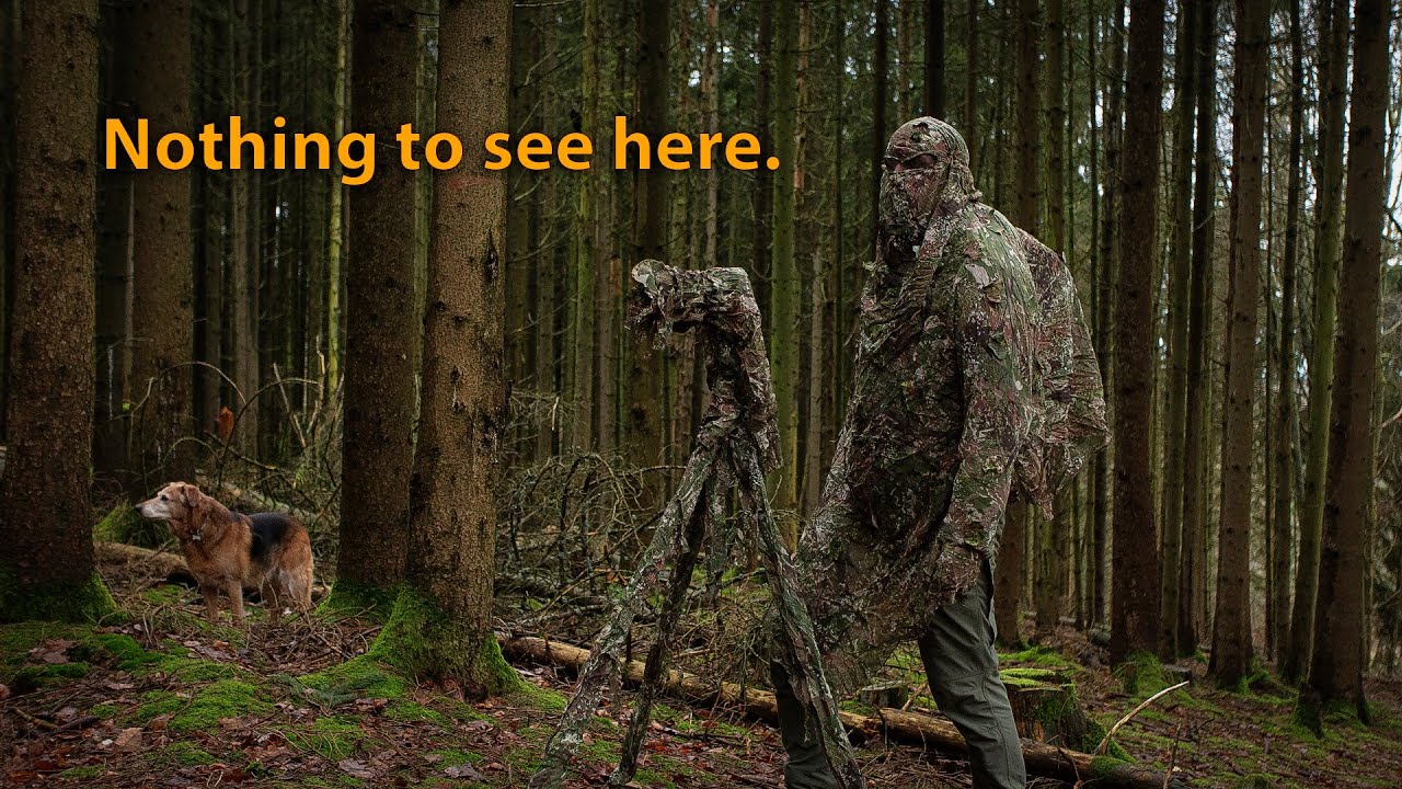 Lightweight Camo for Wildlife Photography - GHOSTHOOD Tripod and Optic Camouflage
