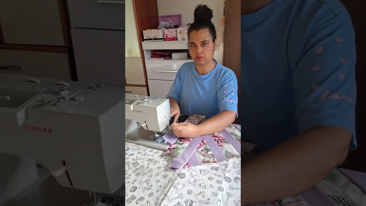 pirâmide em pé, modelo de tapete costura criativa!