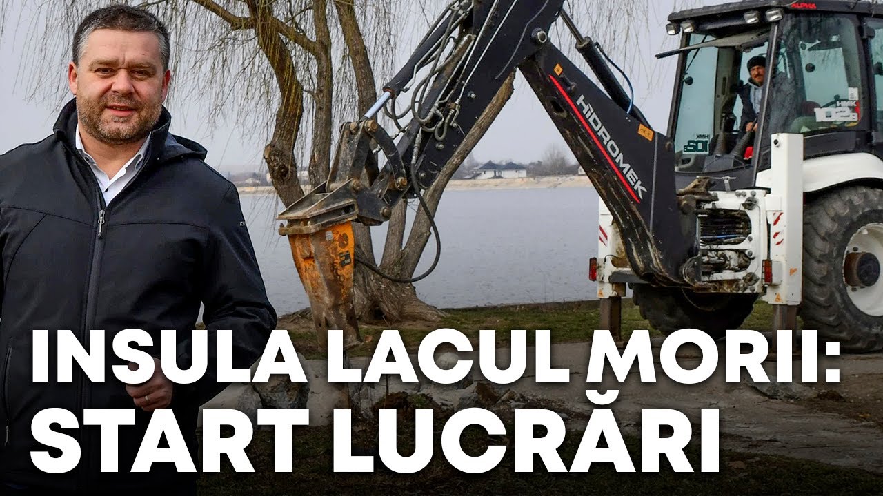 Am început lucrările la Parcul Lacul Morii. Insula