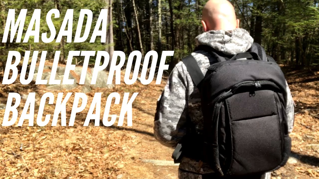 Masada Bullet-Proof Backpack & Front Panel: EDC Backpack With Added Protection from ZFI, Inc.