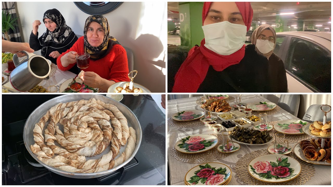 TEYZELER DAYILAR HEP BİR ARADA | ANNEMDEN HAŞHAŞLI ÇÖREK TARİFİ | DOLU DOLU 2 GÜN