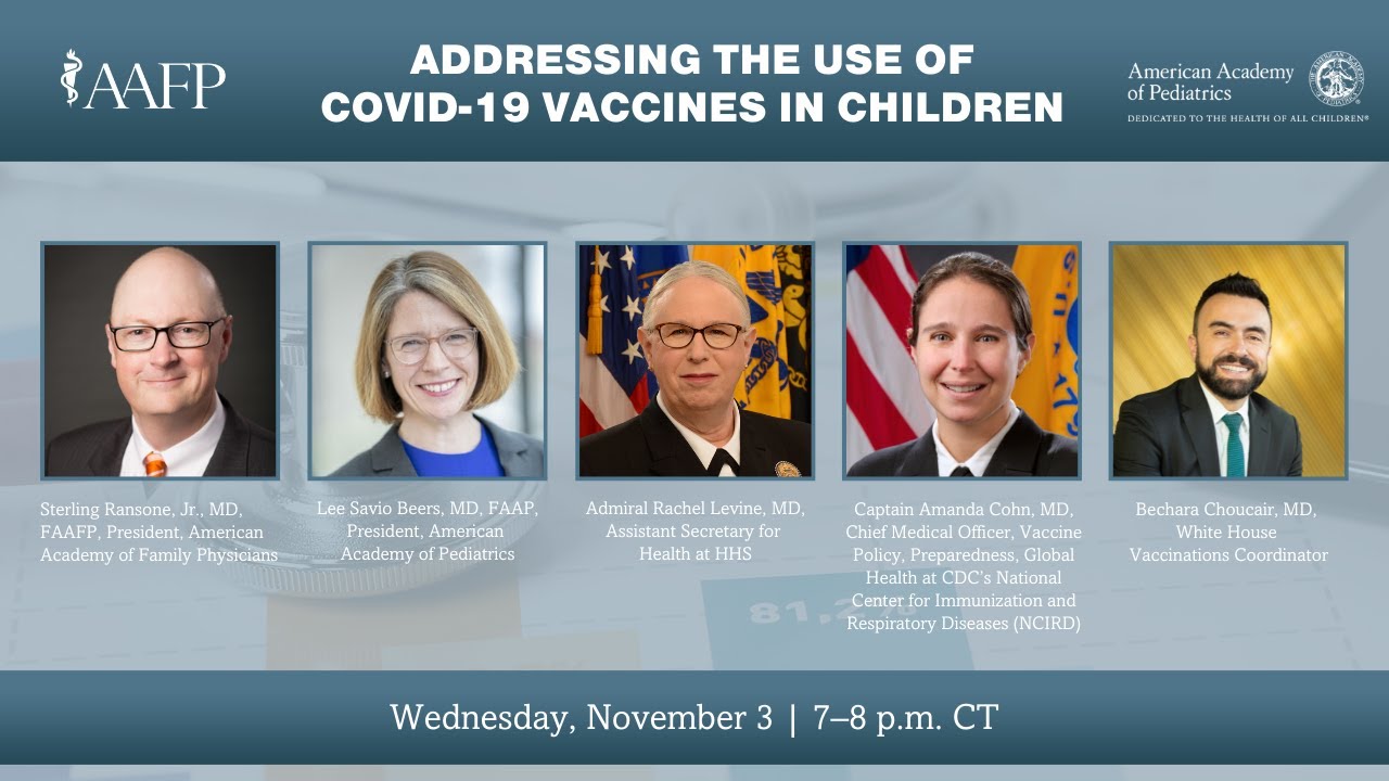Addressing the Use of COVID-19 Vaccines in Children.