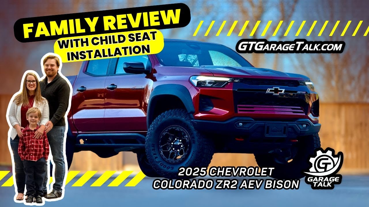 2025 Chevrolet Colorado ZR2 AEV Bison // Family Review with Child Seat Installation