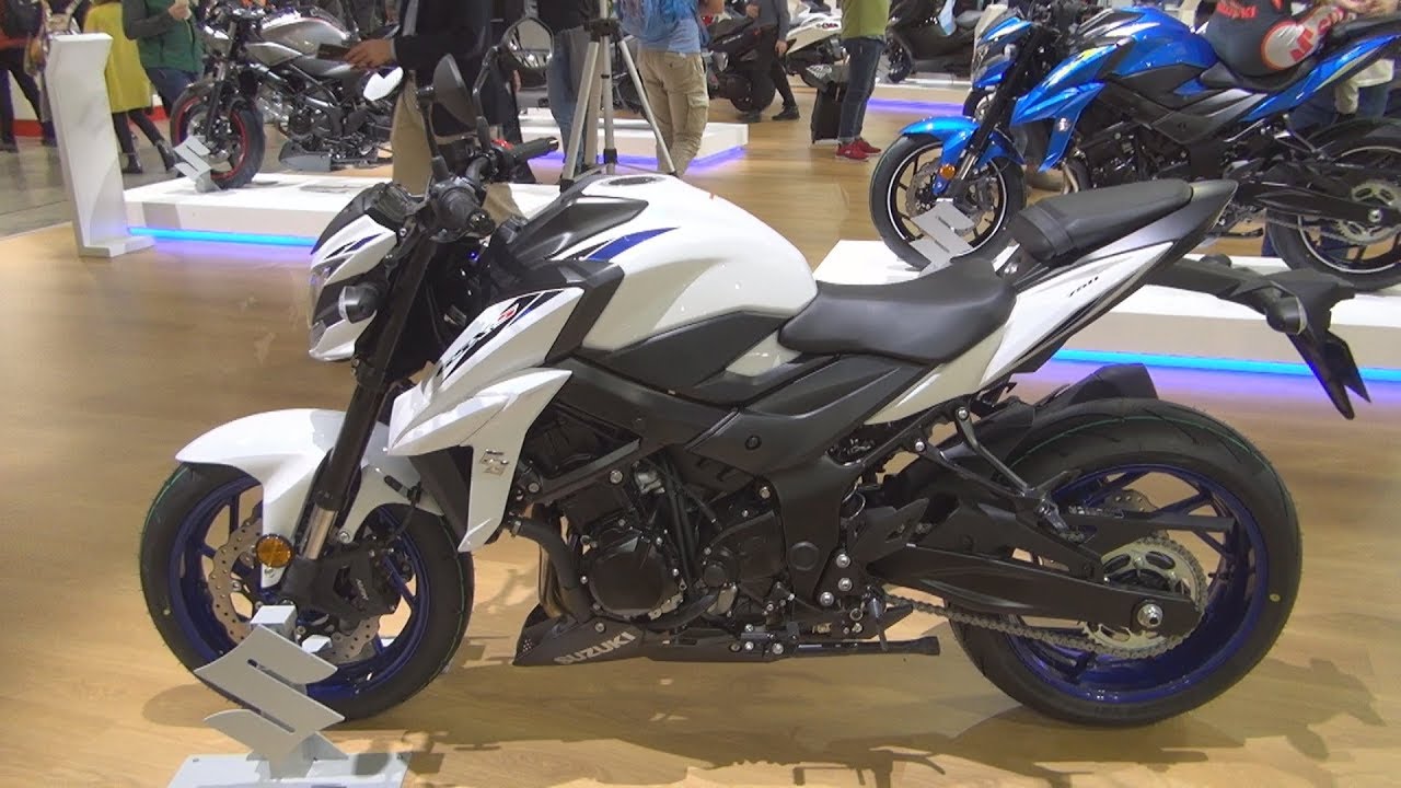 Suzuki GSX-S750 White (2020) Exterior and Interior