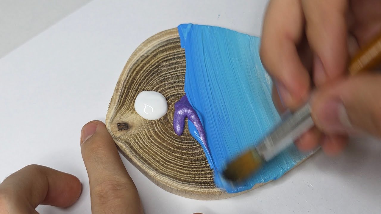 💦My Favorite Cute Mini Acrylic Paint | Final result SHOCKED ME😱
