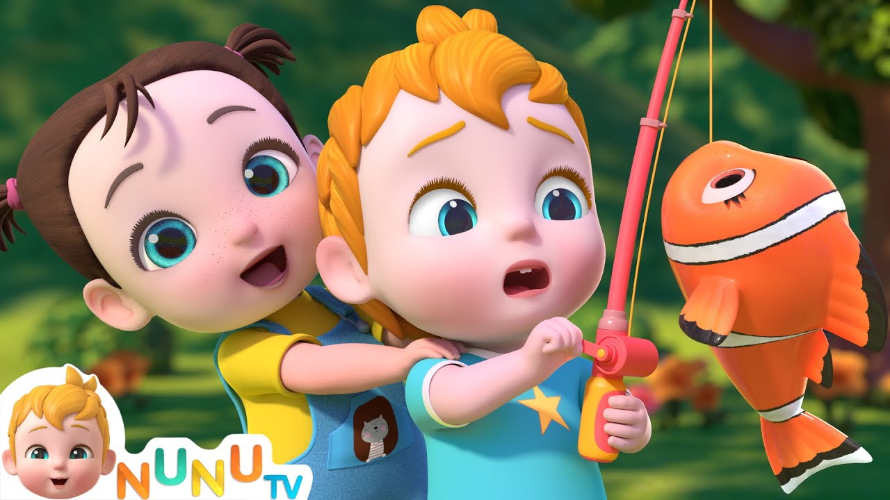12345 Once I Caught a Fish Alive 🐟 Learn Numbers 1-10 with Baby NuNu