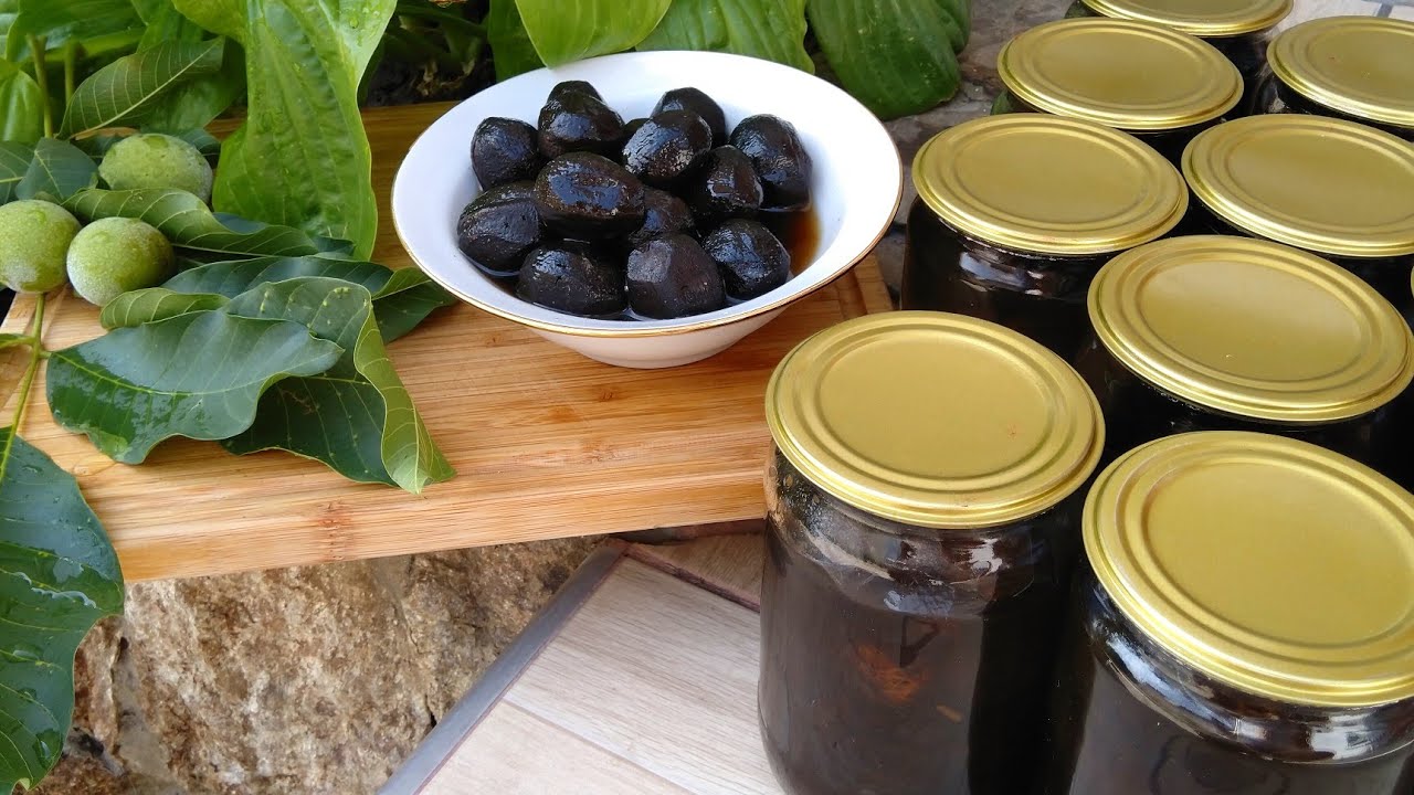 Ореховое варенье из зелёных грецких орехов👌 Самое вкусное варенье из грецкого ореха без извести